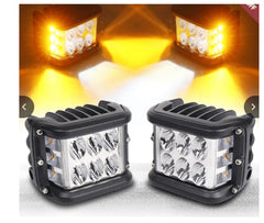 ⏰Car Dual Sides LED Dual Color Light