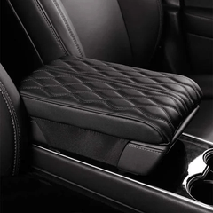 Memory Cotton Leather Car Armrest Box Pad