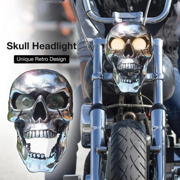 🔥Motorcycle Skull Headlamp