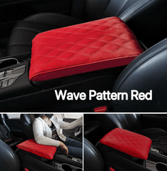 Memory Cotton Leather Car Armrest Box Pad